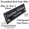 thumbnail image 2 of 2 X 6 Inch Engraved Brass Plate - Custom Name/ID Tag For Trophy, Case, Or Flag Box 2 of 13