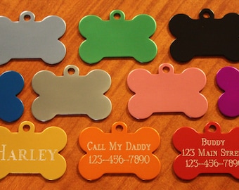 PET SUPPLIES Quality Custom Engraved Dog Tag Pet ID With Free Shipping  (**Buy 3 Get 1 free!!**)
