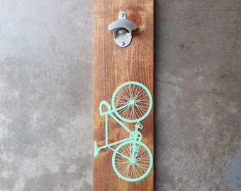 Bike mounted bottle opener new arrivals