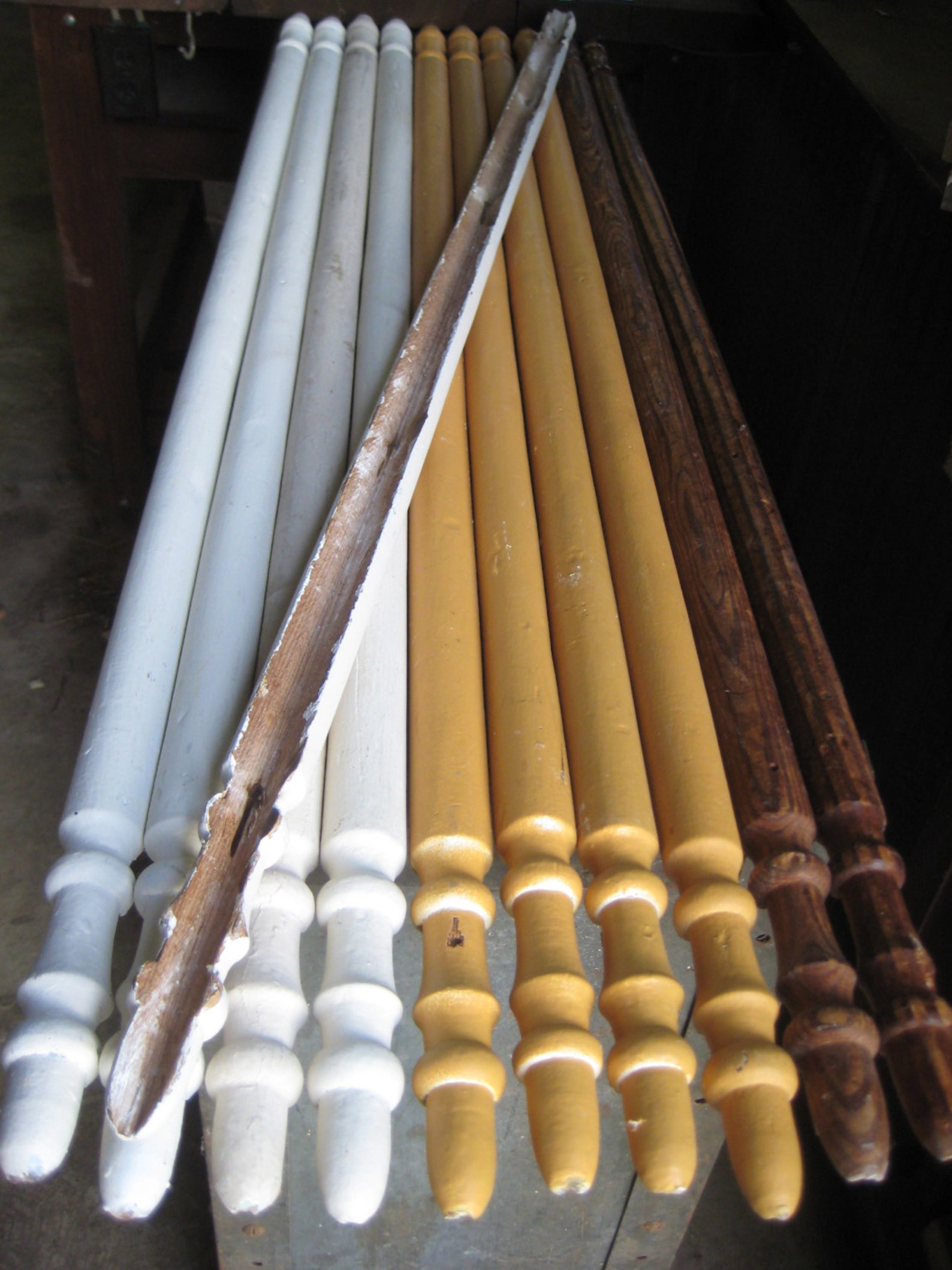 Vintage Wooden Round Corner Bead Etsy