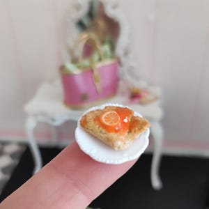 Söta crêpes och lemonadporslin för Sylvanian Families-dockor i skala 1/12 eller Maileg-möss bild 2