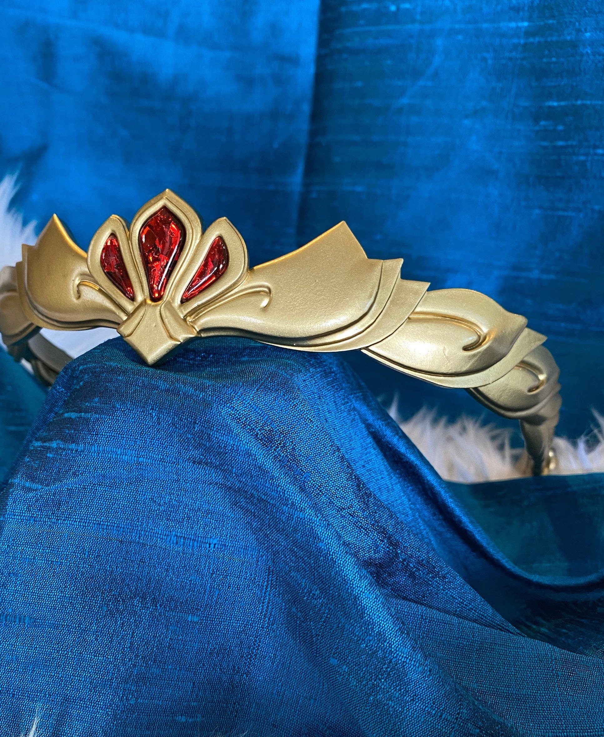 Princess Zelda Blue Dress Crown and Belt | Etsy