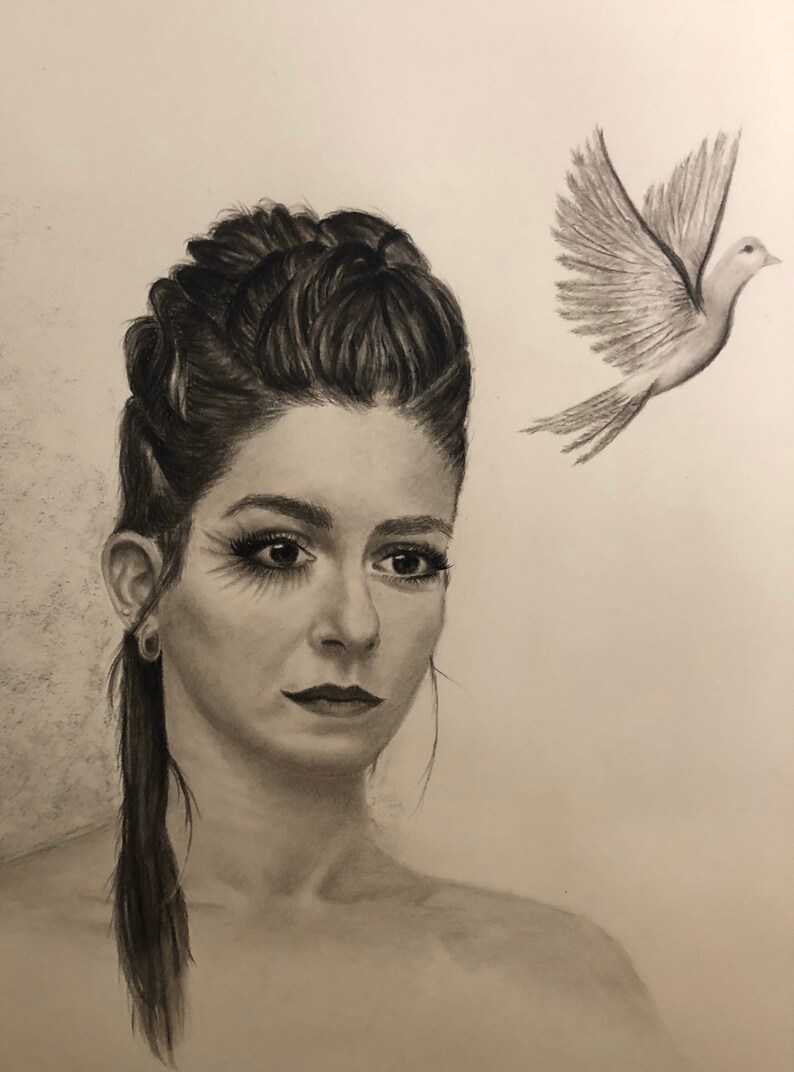 Custom Hand Drawn Portraits One Face