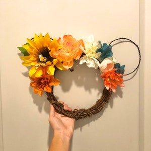 Sonnenblumen Maus Ohrkranz