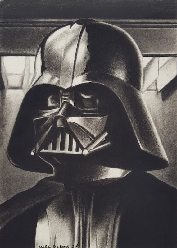 Ongeautoriseerd Kameraad samen STAR WARS 1977 ORIGINAL Art 'darth Vader' Episode 4 A - Etsy