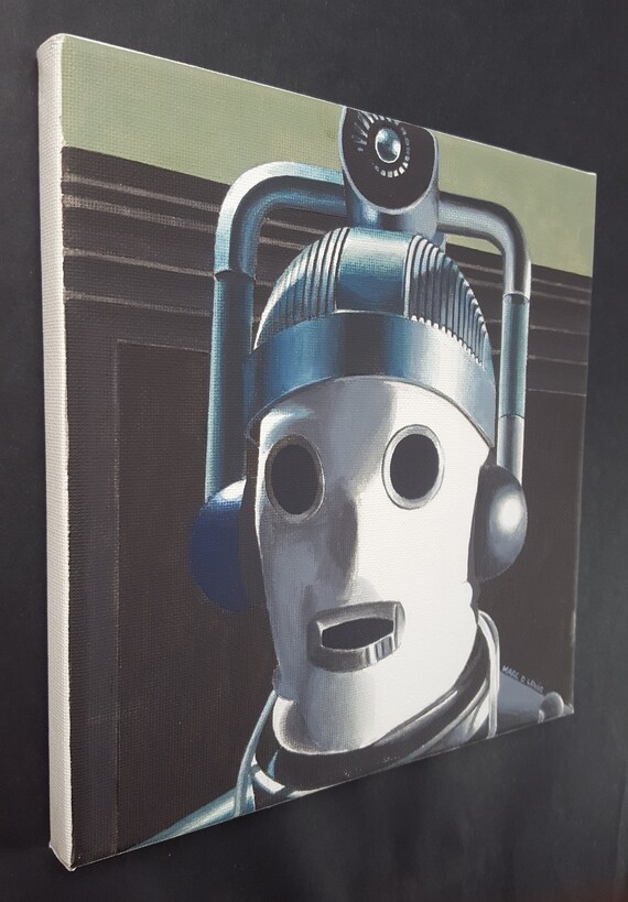 Doctor Who DR WHO ORIGINAL Art - Cyber Man, Mondasian, Bill