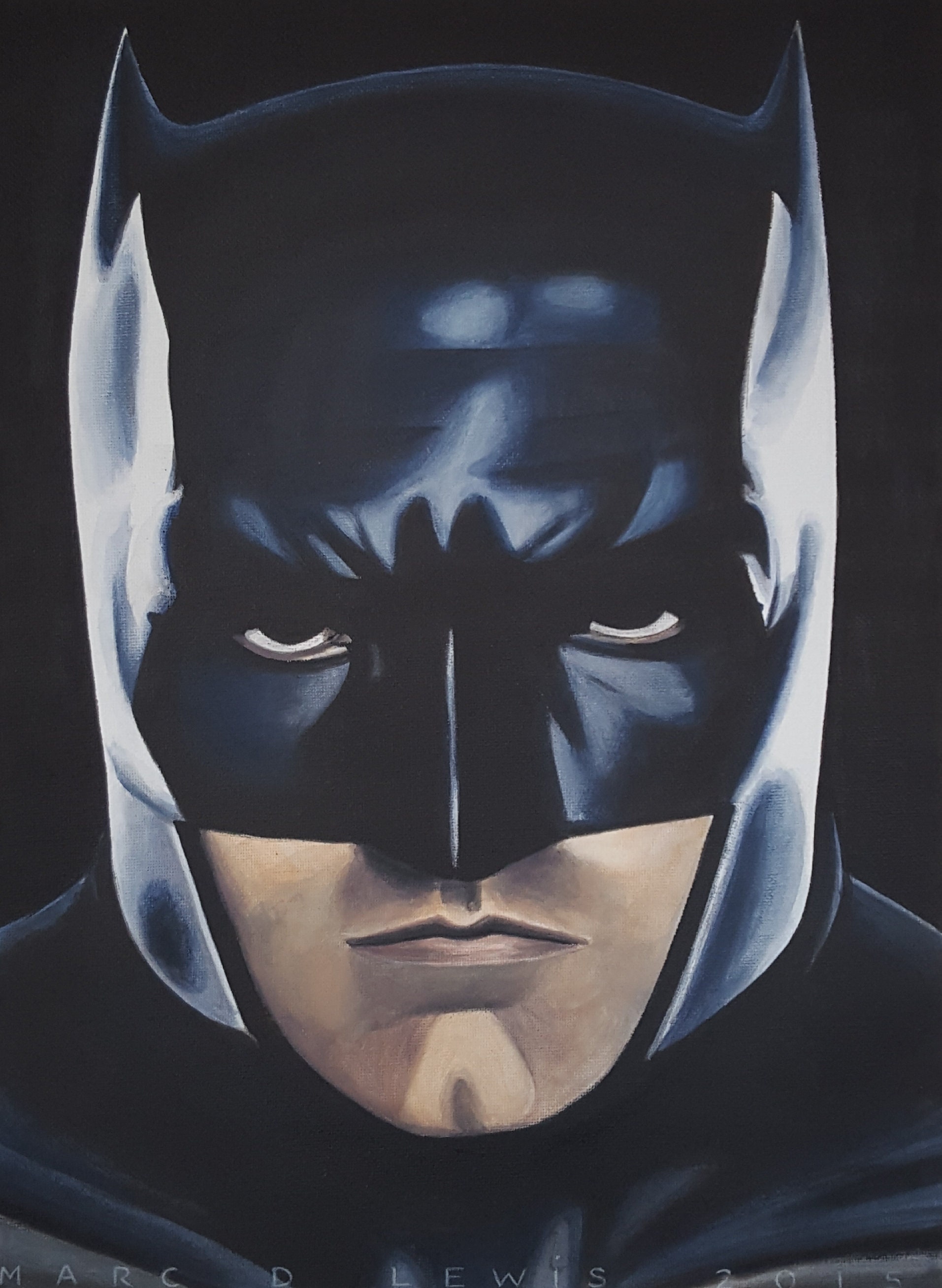 BATMAN ORIGINAL ART Ben Affleck 'the Batman' Justice - Etsy