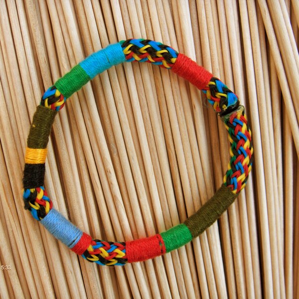 Multicolor Friendship Bracelets from Colorful Climbing Rope/Chunky/Bangle/Nautical Rope/Bracelet/ Bangle/statement jewelry/handmade jewelry