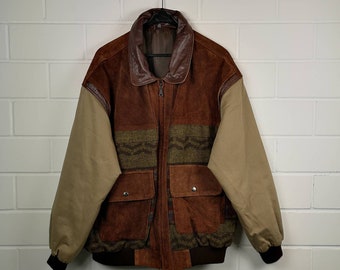 suede and wool jacket