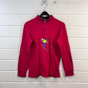 Vintage Size S Sweatshirt Sweater Quarterzip 80s 90s