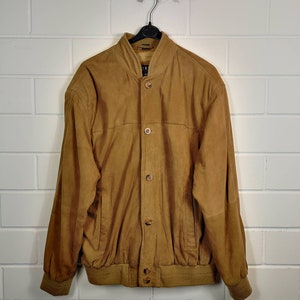 basic EditionS 90s suede jacket スウェードレザー Vintage 90's Suede Jacket - Size M - Etsy
