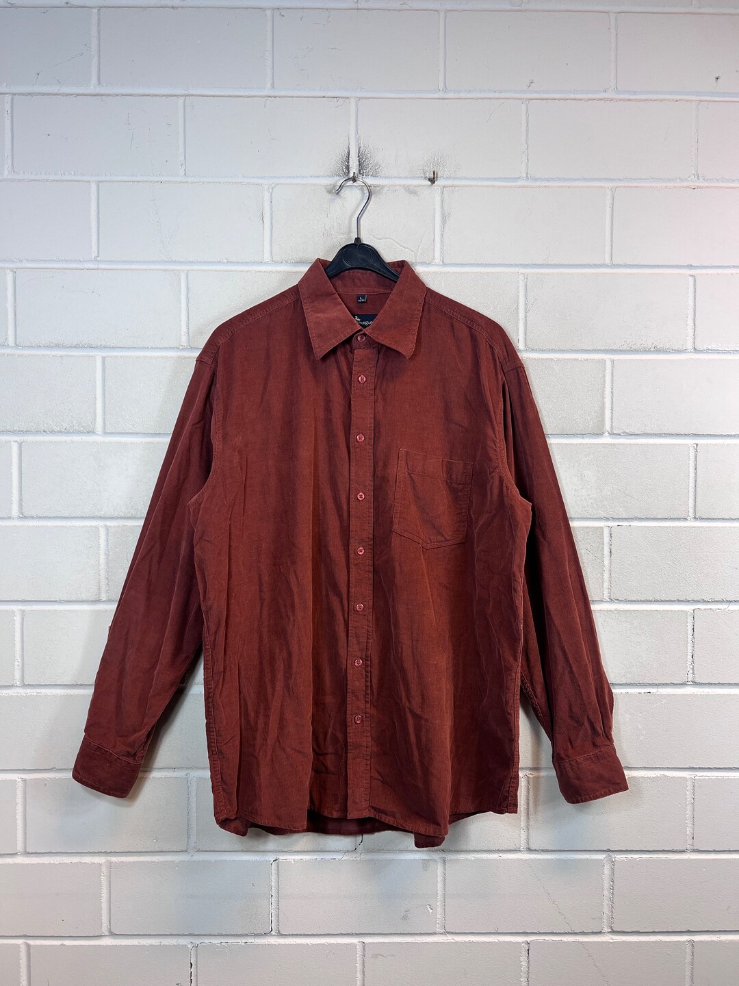 Vintage Corduroy Black Shirt - L main image 0