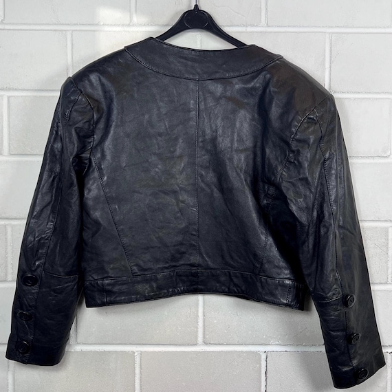 ヴィンテージ レザージャケット レディース サイズ S - M クロップド