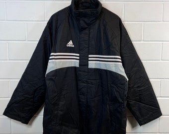 Chaqueta parka con forro vintage de Adidas talla M-L años 90 Y2K