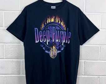 Vintage Deep Purple Rock Band T-shirt Size M Tshirt Print - Etsy