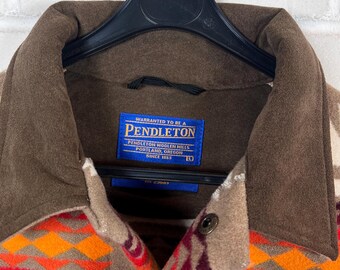 Vintage Pendleton Badlands Jacket Size L Navajo Wool Jacket