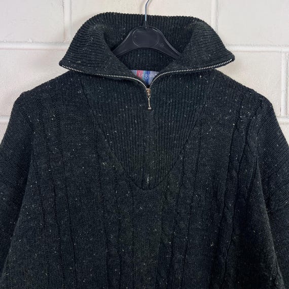 Vintage Pullover Size M - L Basic Sweater Knit Pa… - image 7