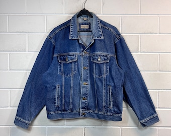Vintage John F.gee Denim Jacket Size L - XL Denim Jacket Vintage John F.gee Denim Jacket Size L - XL Denim Jacket