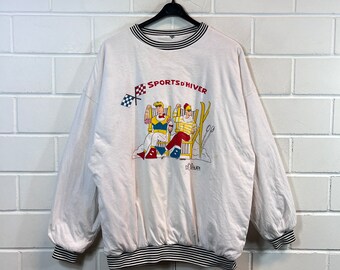 Vintage S.oliver Size M/L Reversible Lined Sweatshirt