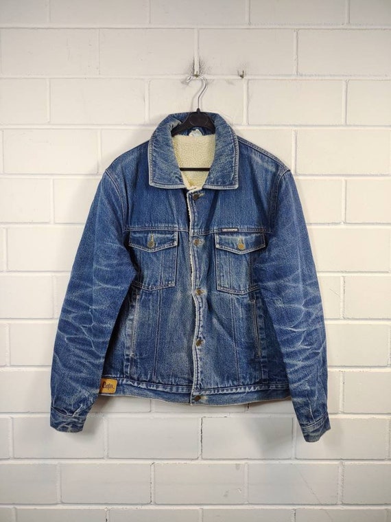 Vintage Lee Cooper Size M Lined Denim Jacket Denim Jacket 80s - Etsy