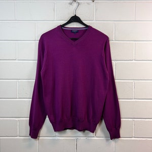 Vintage Size S Basic Sweater Pullover V-Neck