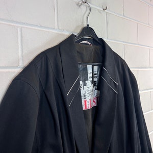 Vintage Blouson Size M XL Transitional Jacket black 80s 90s Bild 3