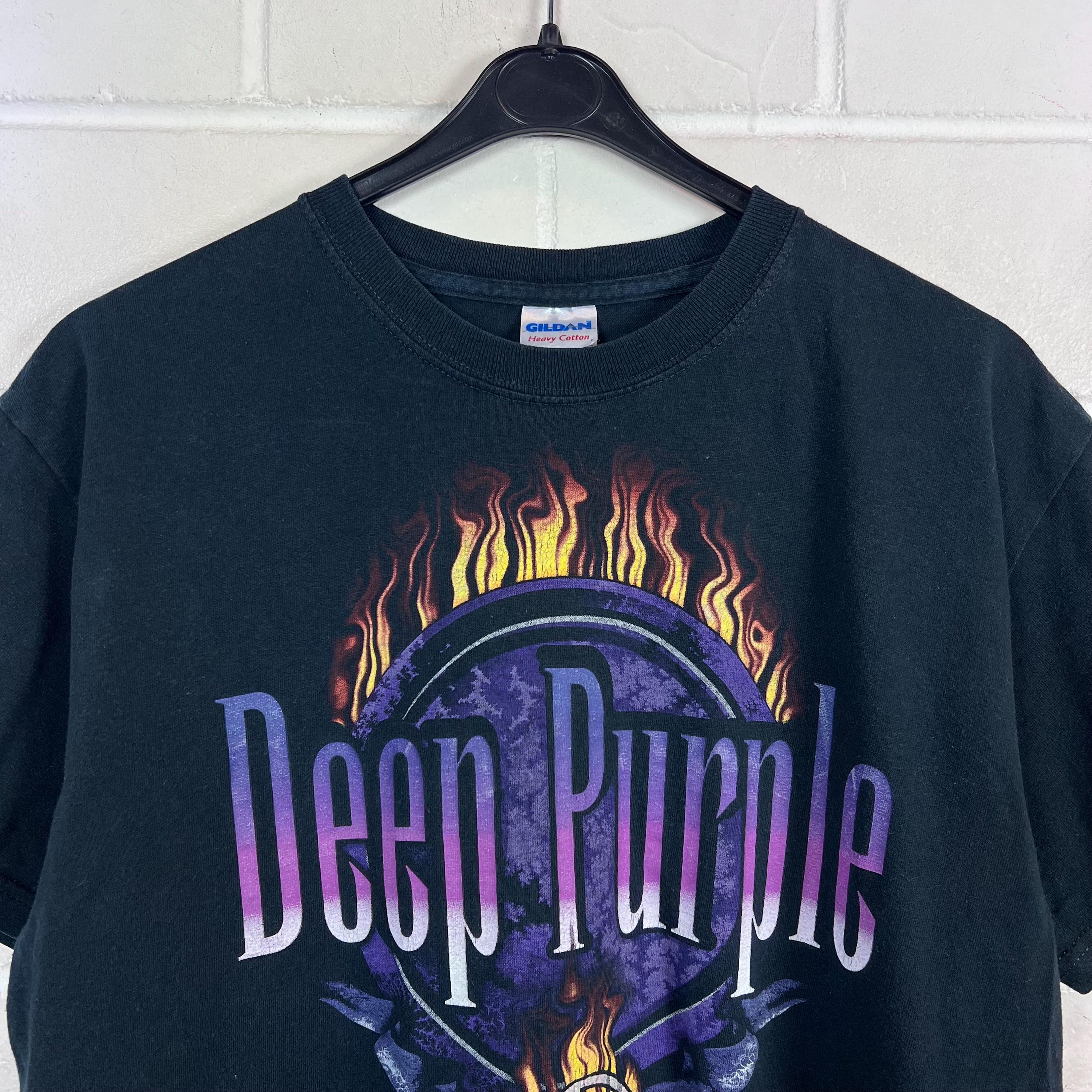 EUROBODY 90s B&Cタグ DEEPPURPLE バンドTシャツ ヴィンテージ ディープパープル ロックバンド Tシャツ サイズM Tシャツ