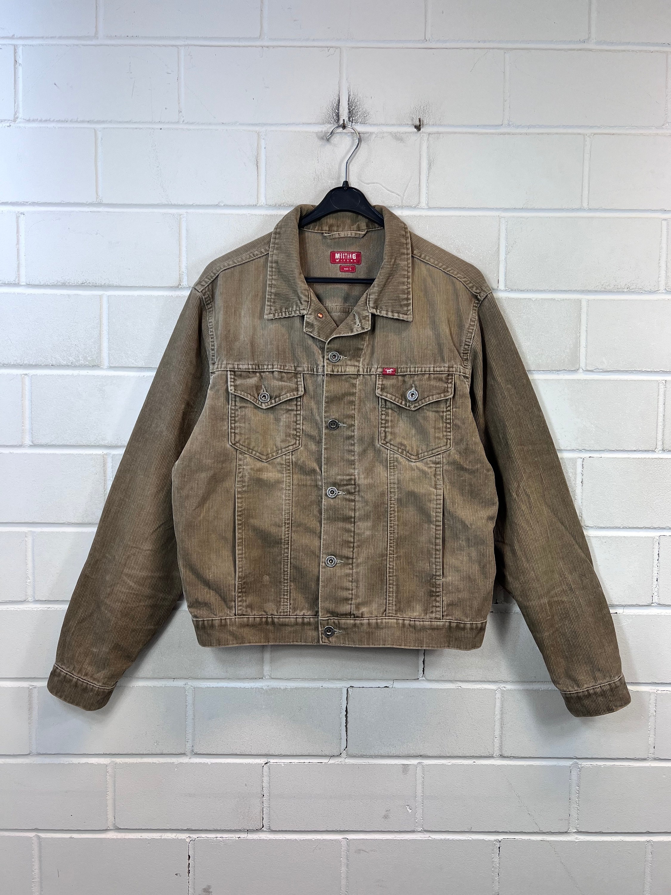 Vintage Mustang Size L Corduroy Jacket Corduroy Jacket 80s 90s - Etsy