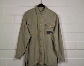 Vintage Camel Size M/L Cotton Shirt long sleeves 80s 90s