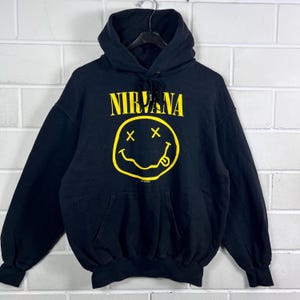 Vintage Sweatshirt Nirvana 1992 Size S/meter Pullover Hoodie Kurt