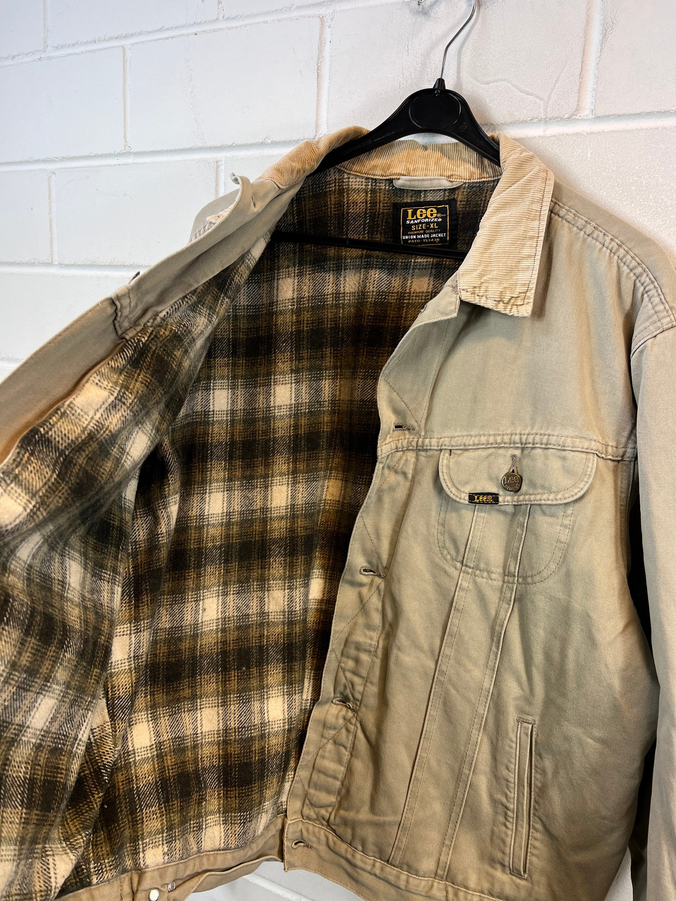 Vintage Lee Riders Size XL Lined Cotton Jacket Denim Jacket