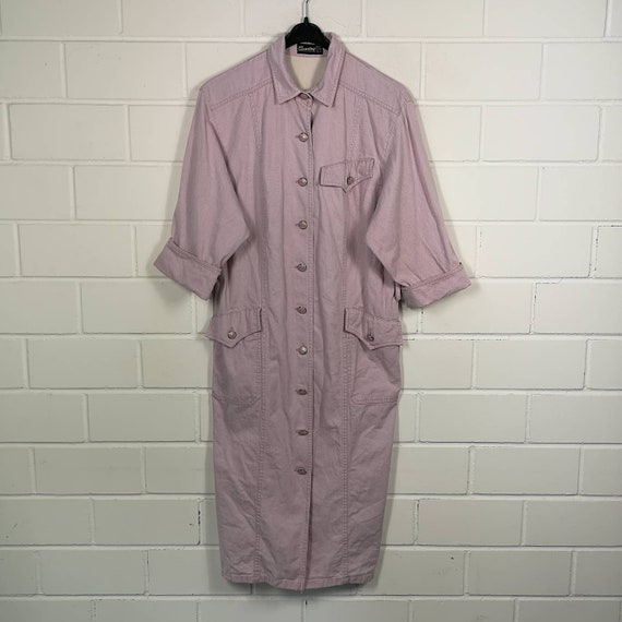 Vintage Size S/Meter Cotton Denim Dress Jeans Dres