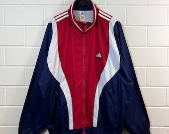 Vintage Adidas Size L XL Shelljacket Sport Jacket Windbreaker 80s