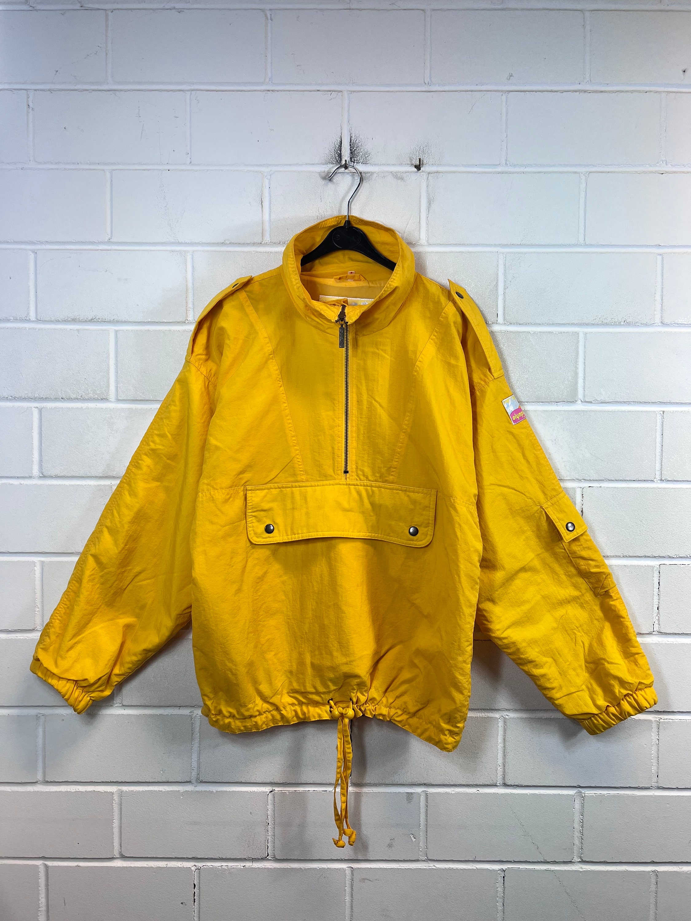 Vintage Size S - M Windbreaker Light Jacket Quarterzip