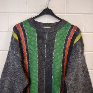 Vintage Size XL Knit Sweater Sweater Jumper Cosby 80s 90s image 5