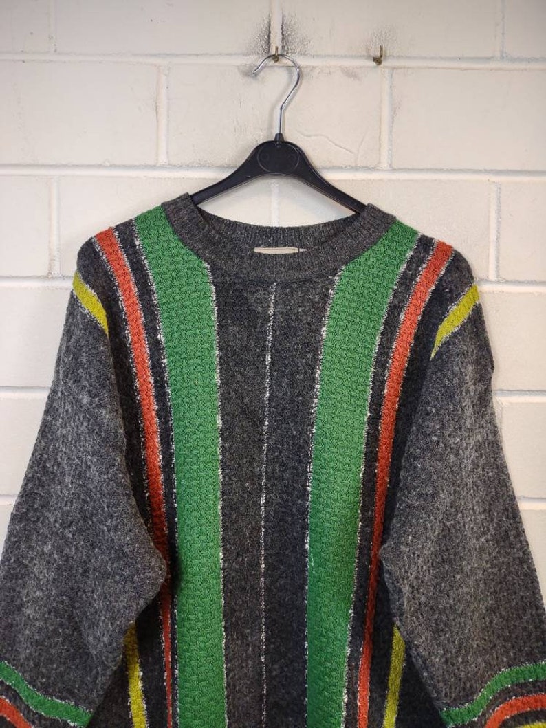 Vintage Size XL Knit Sweater Sweater Jumper Cosby 80s 90s image 5