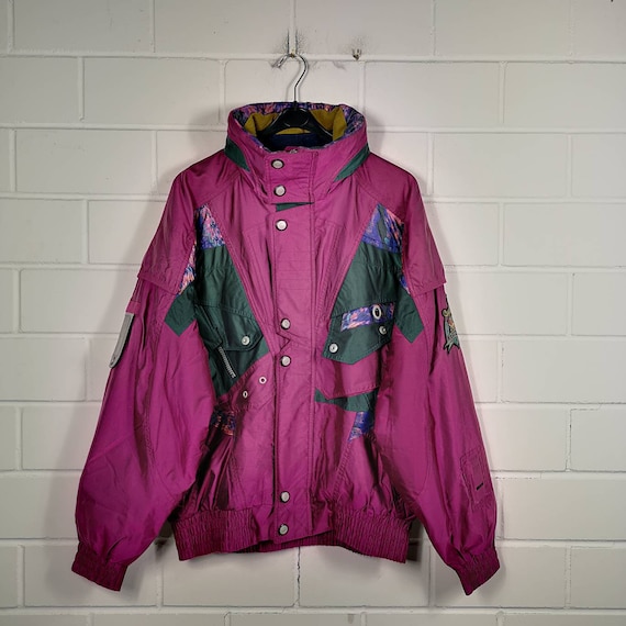 Vintage Size M crazy pattern ski jacket ski jacket