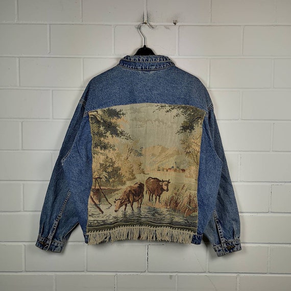Vintage Size L Denim Jacket Denim Jacket Jeans Jac
