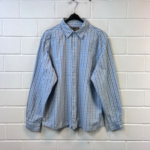 Vintage Wrangler Size L checkered cotton shirt long sleeve 80s 90s