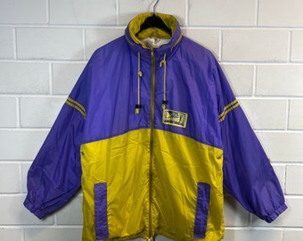 Vintage Size S/M Windbreaker light Jacket Hoodie 80s 90s