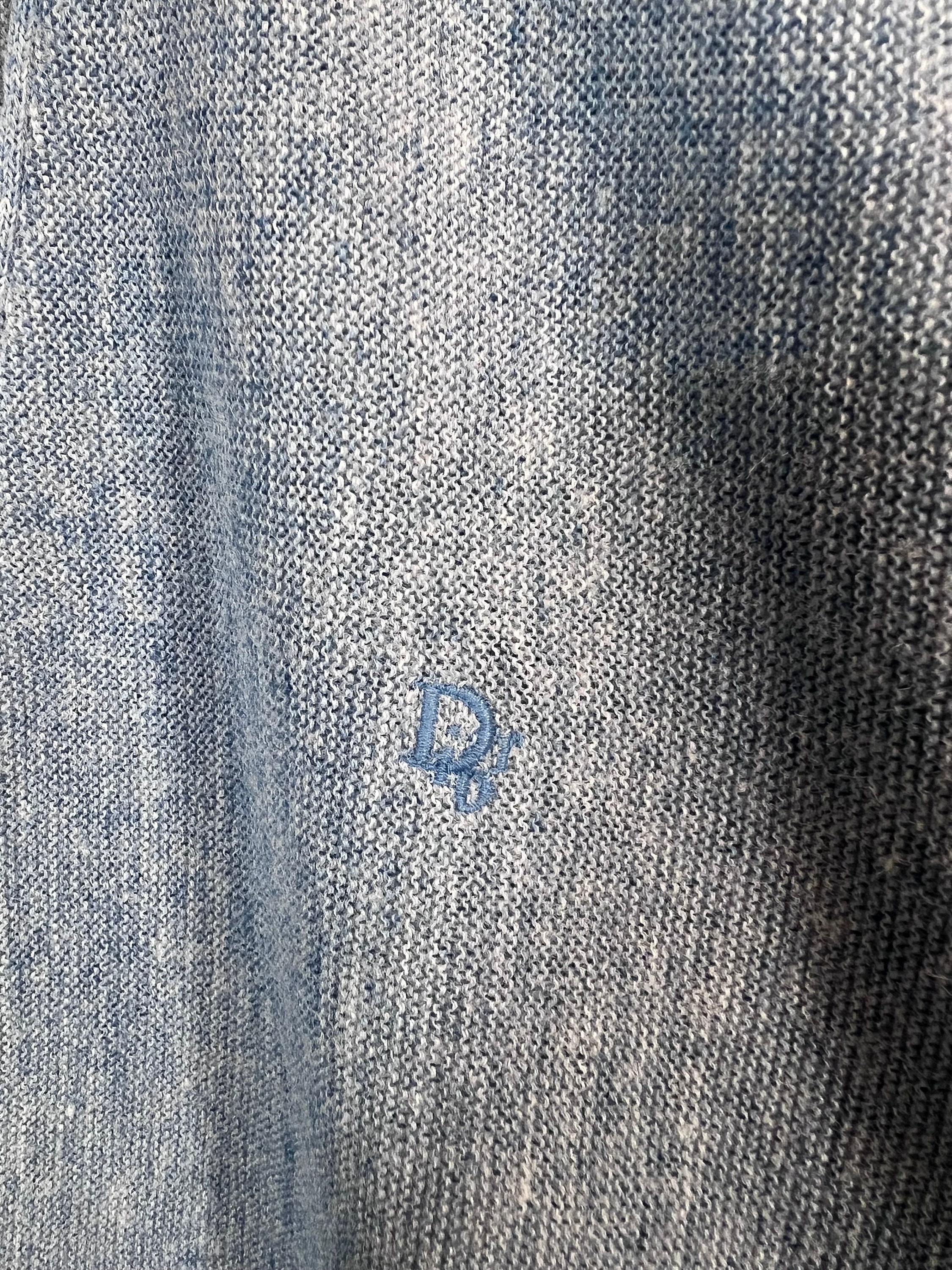 Vintage Christian Dior Cardigan Size XL Orlon Acrylic Knit