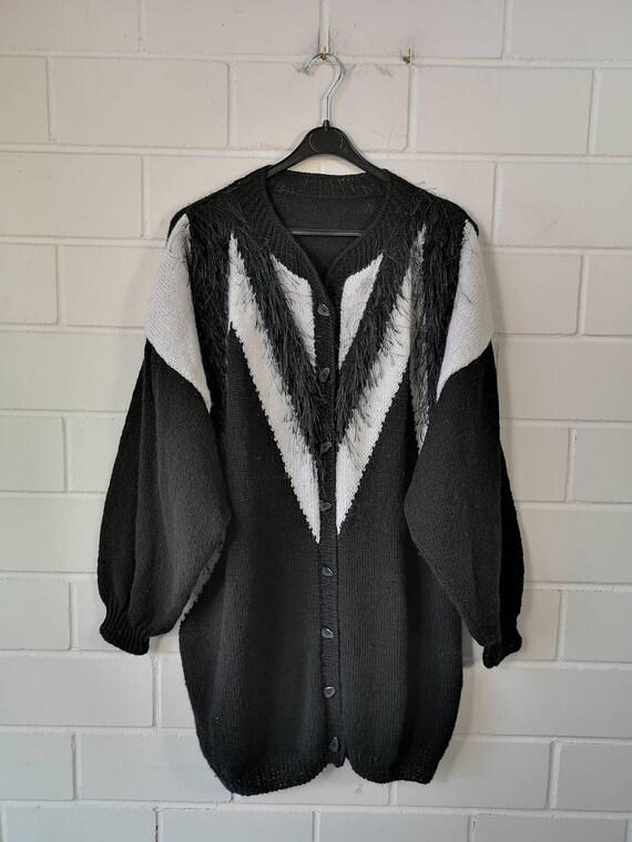Vintage Women Cardigan Jacket Strickjacke oversize