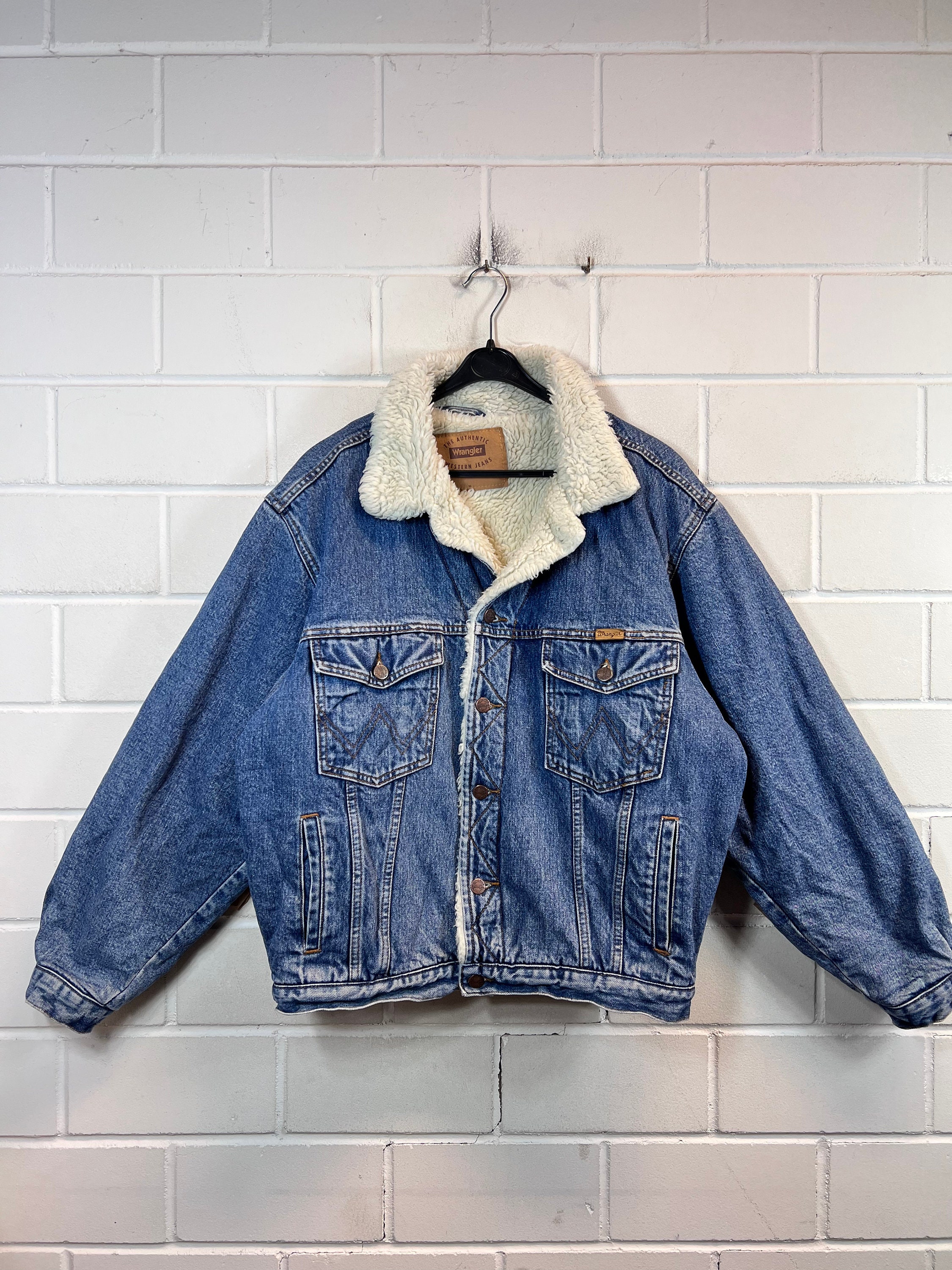Trucker Jacket Wrangler Teddy Jacket Wrangler Classic Denim Teddy