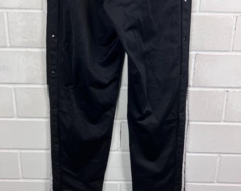 Vintage Adidas Size L Jogging Pants 2001 Snap Track Pants Sport