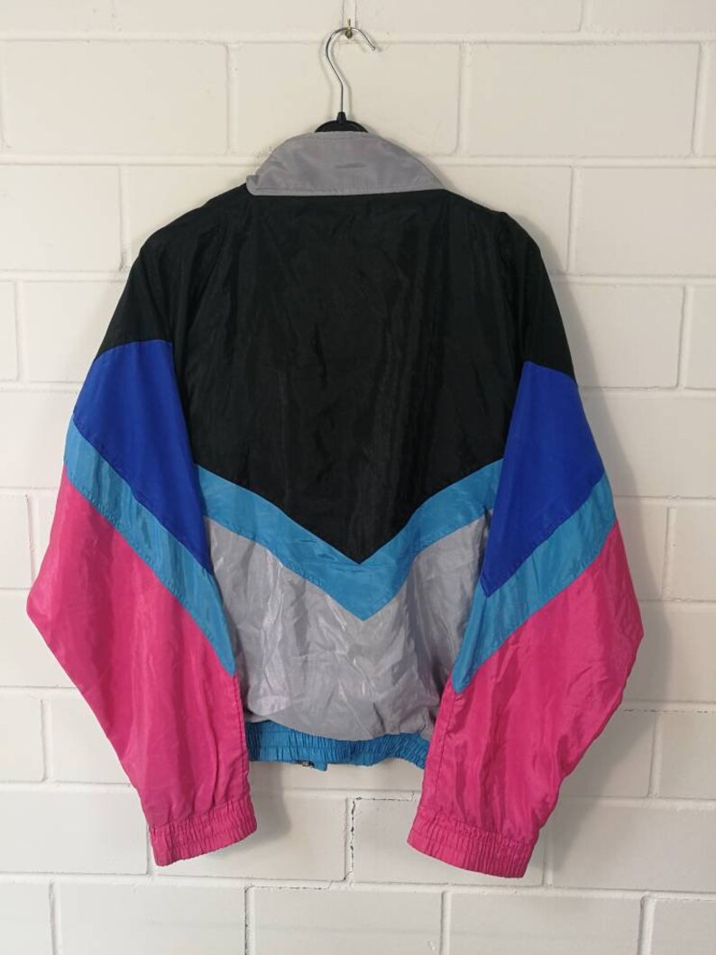 Vintage Shelljacket Sportjacket Windbreaker Sports Jacket 80s 90s Size M
