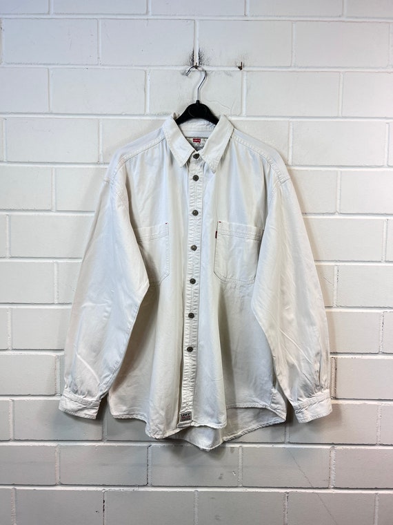 XL XXL Denim Shirt Jeans Shirt - Etsy 