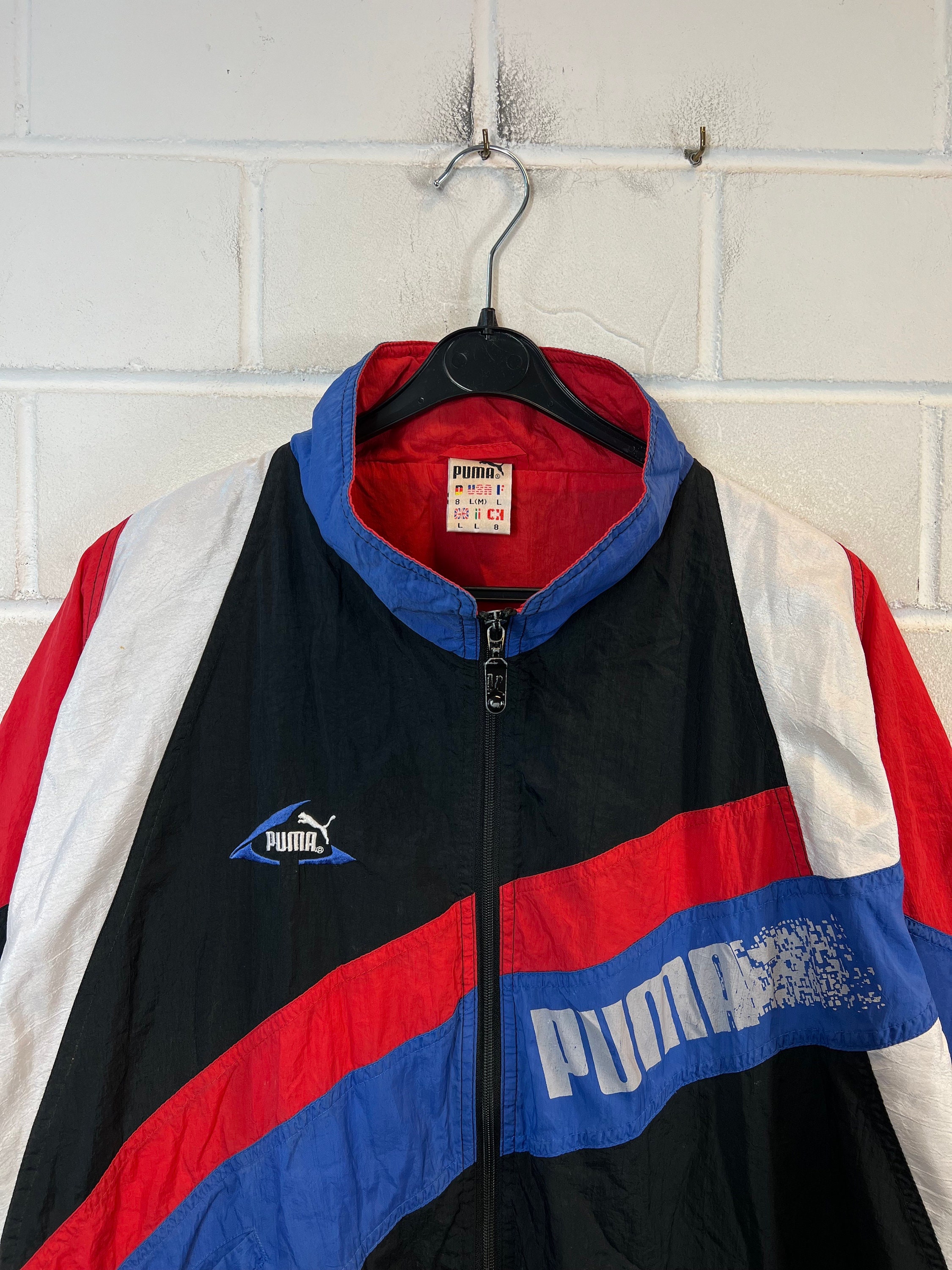 Vintage Puma Size L XL Shelljacket Sportsjacket Windbreaker Old School Jacket Retro 80s 90s - Etsy Vintage Puma Size L XL Shelljacket Sportsjacket Windbreaker Old School Jacket Retro 80s 90s - Etsy