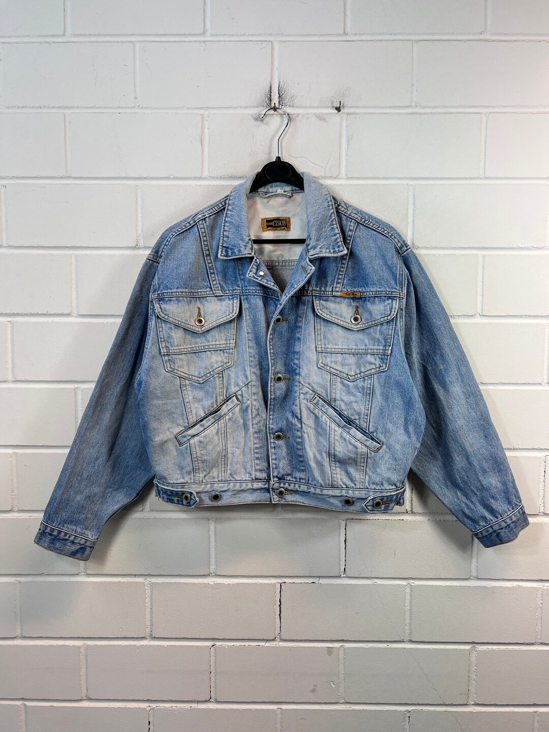 ヴィンテージ サイズ S デニム ジャケット 80 年代 90 年代 - Etsy 日本