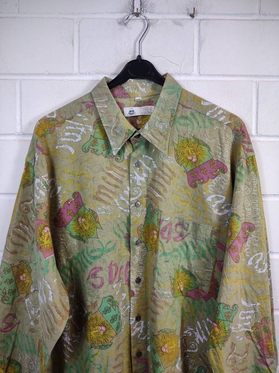 crazy pattern vintage shirt