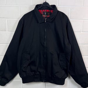 UK製 OLD 90s Harrington Jacket L Black British Harrington Jacket Vintage - Etsy